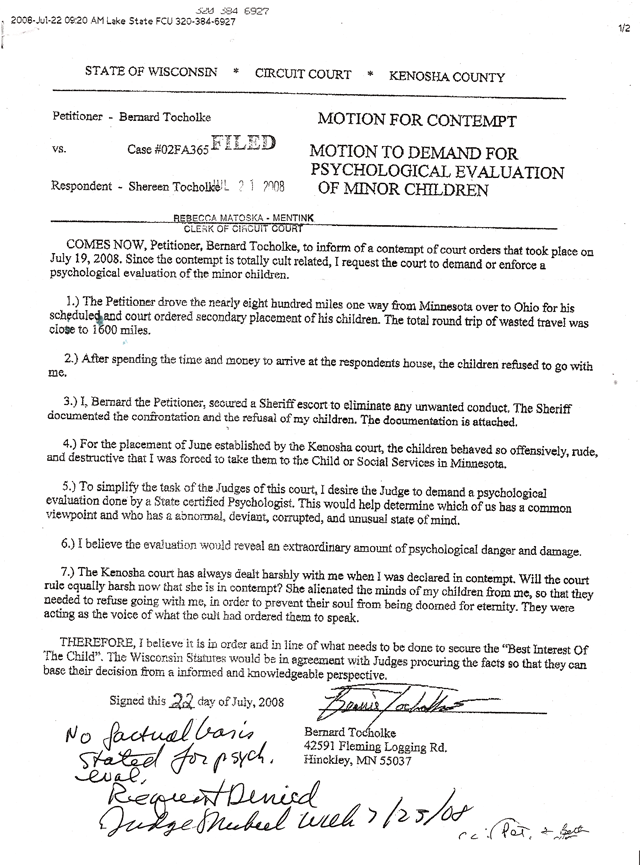 Affidavit